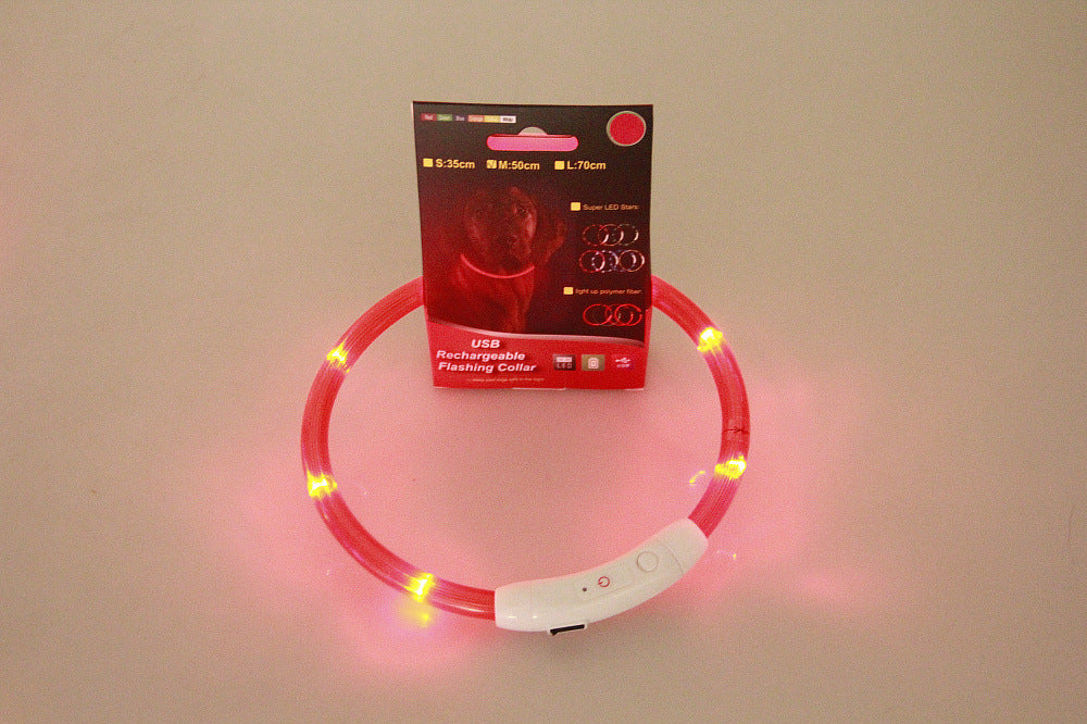 Pet Flashing Collar USB Rechargeable